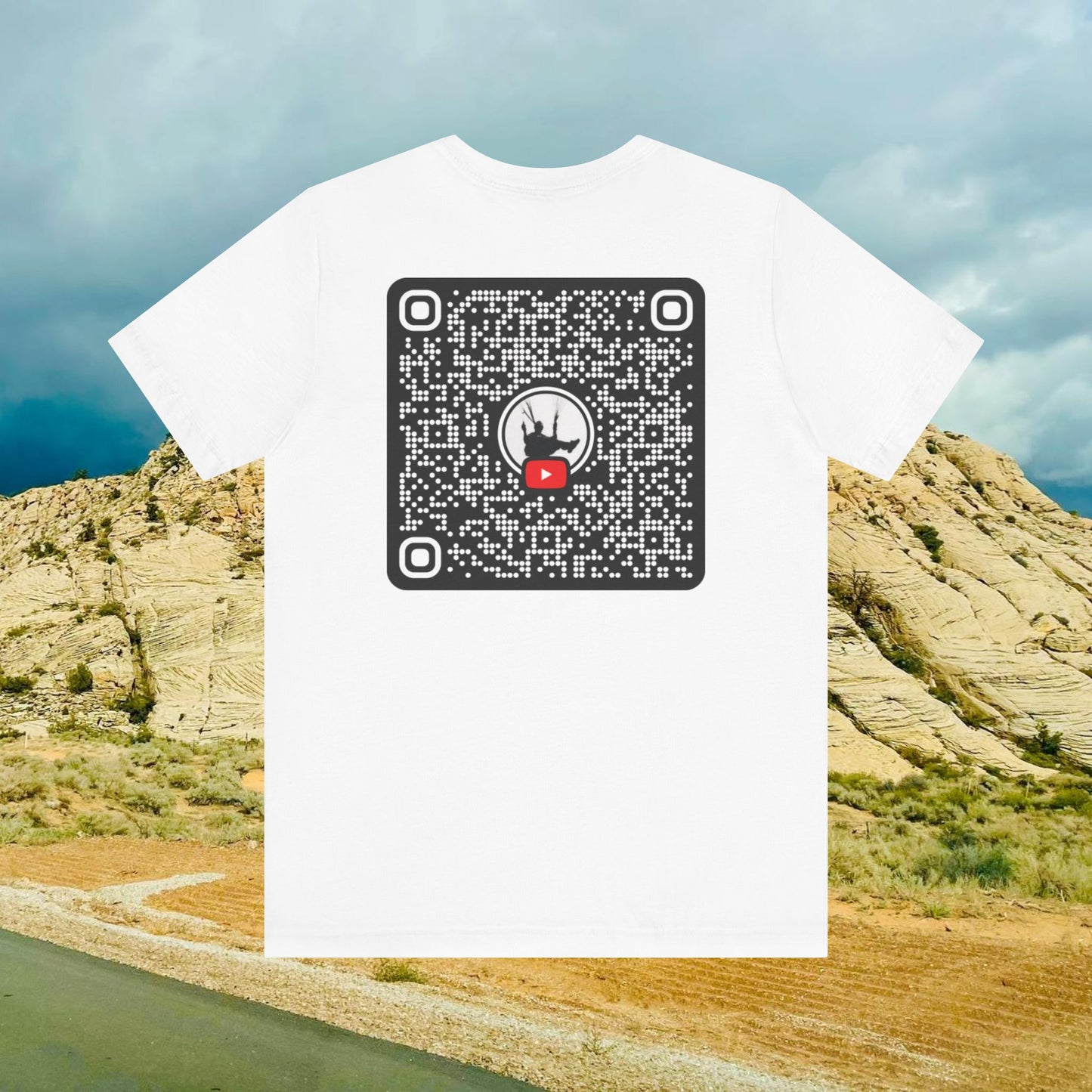 Eymos Shenanigans YouTube QR Code Short Sleeve Tee