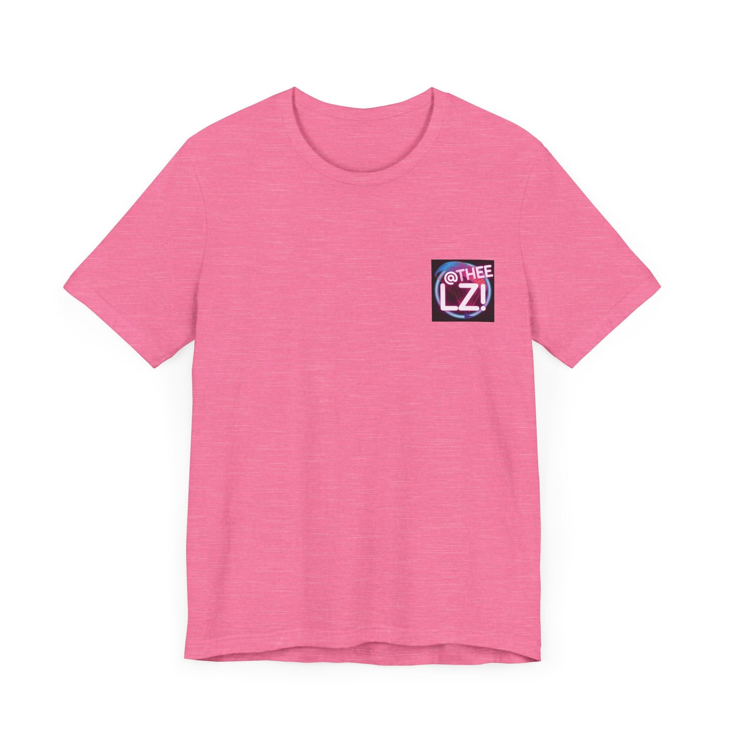 @ THEE LZ Black, White, Pink Short Sleeve Tee