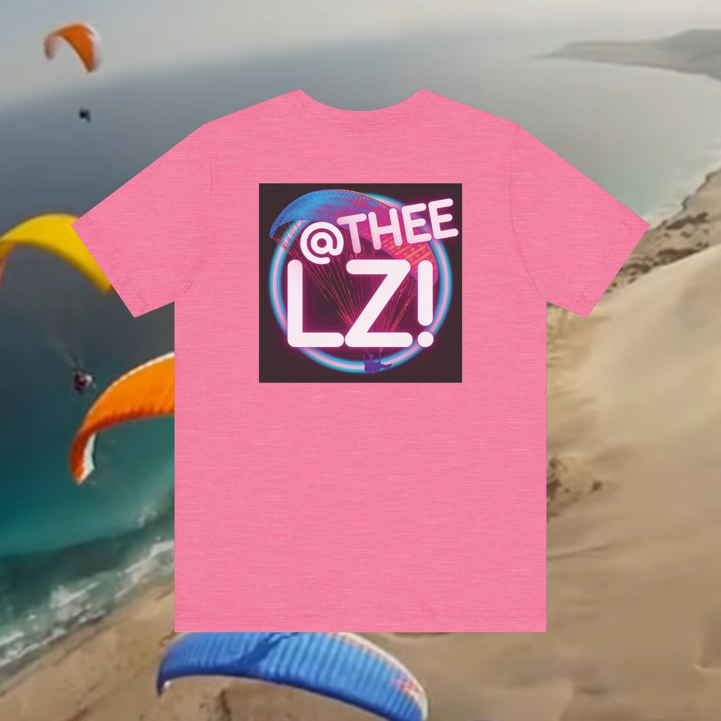 @ THEE LZ Black, White, Pink Short Sleeve Tee