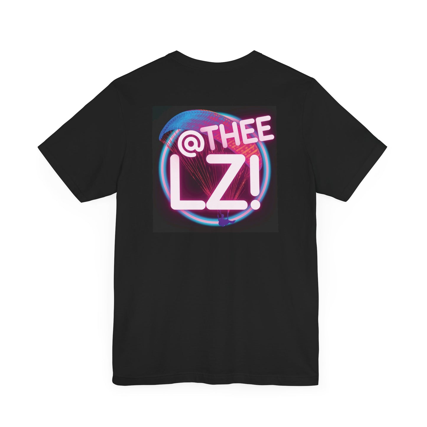 @ THEE LZ Black, White, Pink Short Sleeve Tee