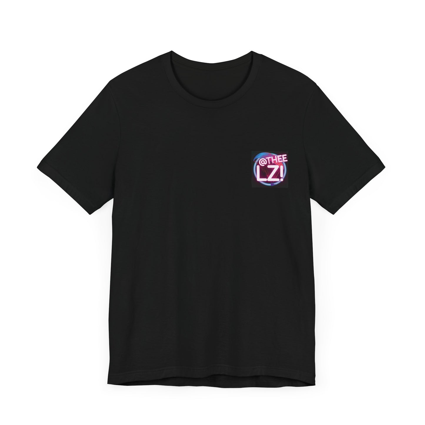 @ THEE LZ Black, White, Pink Short Sleeve Tee