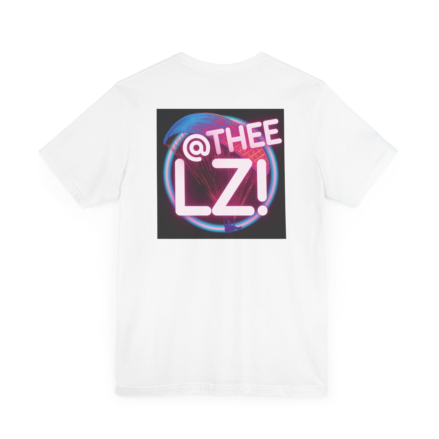 @ THEE LZ Black, White, Pink Short Sleeve Tee